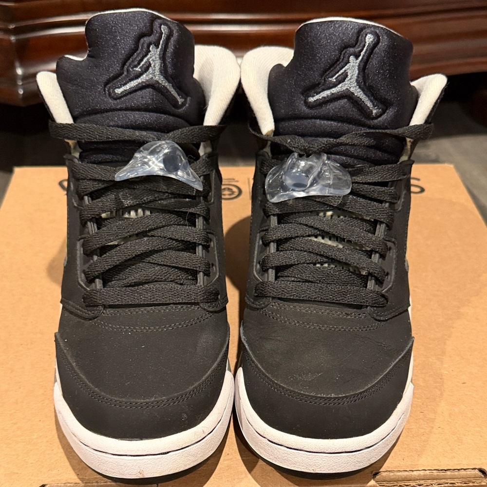 Jordan Black and White Sneakers